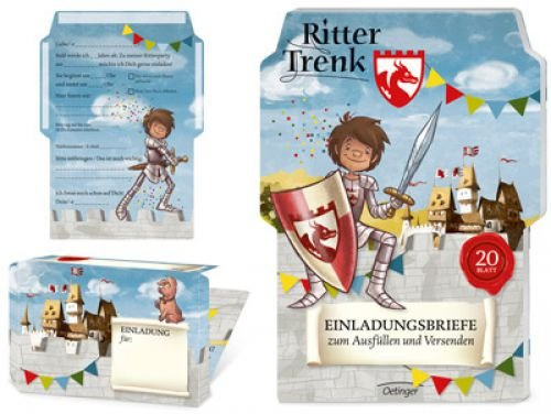 20 Einladungen * RITTER TRENK *