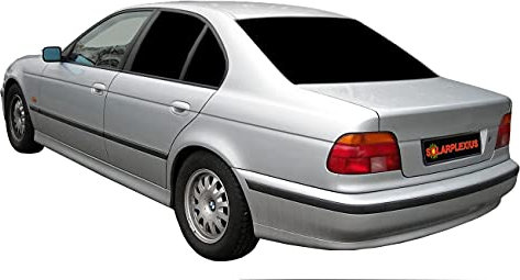 Solarplexius Auto-Sonnenschutz Scheiben-Tönung passgenau für BMW 5 Limousine E39 Bj. 95-03 Keine Folie Komplettsatz
