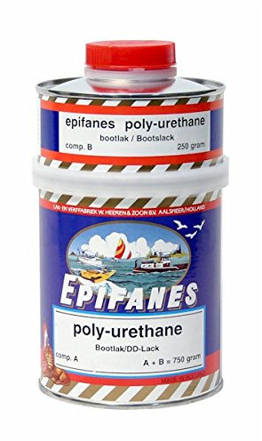 Epifanes PU-Lack rot 750g incl. Härter E4-845 Poly-Urethane Lack mit UV Schutz DD-Yachtlack