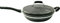 Royal Cuisine Large Black Non Stick Wok with Glass Lid 28cm 30cm 32cm Wok (28cm)