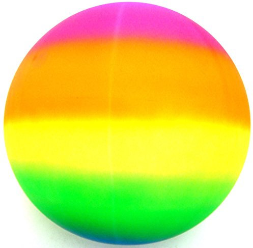 MTS Giant Jumbo 18 Neon Rainbow Rubber Playground Play Beach Sport Ball Football