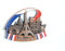 Kühlschrankmagnet mit Städtemotiv, z. B. Venedig, Paris, Rom, Prag, Amsterdam, Barcelona, Dubai, Thailand, aus Metall, tolles Souvenir, schöner Dekoartikel, metall, Silber Paris