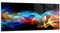 Deco Cadre Salon Résumé air coloré figure Moderne Impression sur Verre 120x50cm Image Tableau en Verre Decoration Murale Chambre Cuisine Panoramique Art Grand Tableaux Decoratifs Muraux GAB120x50-2171