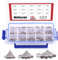 hilitchi 460-piece M3 M4 M5 Edelstahl Button Kopf Innensechskant Kopf Cap Schrauben Schrauben Muttern Sortiment Kit