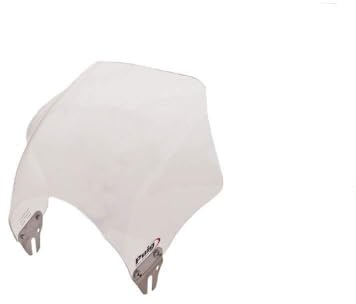 Puig 2127W Short Windscreens for Round Headlights, Transparent