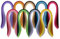 YURROAD Quilling Kit con 900 Strisce di Carta da Quilling (Larghezza 3mm/5mm/7mm/10mm, Lunghezza 39cm) Carta per Quilling Strisce 5mm Nero/Rosso/Viola/Blu/Verde/Giallo/Rosa/Marrone/Arancione