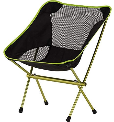McKINLEY Lt Faltstuhl, Schwarz/Lime, One Size