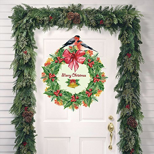 VHVCX Weihnachtskranz Ornament Weihnachtskranz Dekoration Lila Anhänger 30Cm / 40Cm / 50Cm / 60Cm Fenster-Display, 60Cm Lila