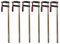 Vago-Tools 6x Schraubzwinge 1000 x 120mm Grau mit Rutschsicherung