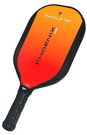 Paddletek Phoenix G6 Paleta de Pickleball, Wildfire (Red)