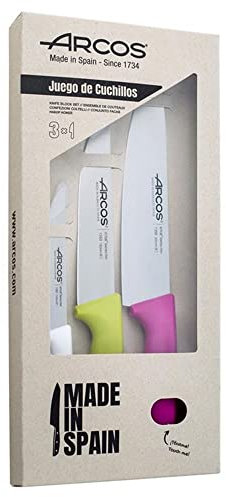 Jgo. 3 Cuchillos Cocina Colores 818031