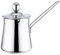 Cafetera con tapa de acero inoxidable moderna con mango largo, cafetera turca apta para eléctrica, vitrocerámica, cocinas de gas y lavavajillas