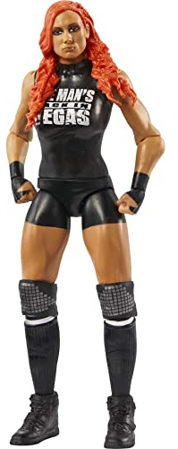 Mattel WWE Becky The Man Lynch Basic Actionfigur, beweglich, 15,2 cm, Sammlerstück für Kinder ab 6 Jahren