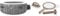 Intex 28442EX - PureSpa Vasca Idromassaggio Gonfiabile Greywood Deluxe, 6 posti, 170 Getti, Riscaldatore, PVC, Grigio, 216x71 cm & 28004 - Kit Pulizia PureSpa, 3 pezzi, Plastica, Multicolore