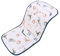 Baby Sitzauflage für Kinderwagen, 32x80 cm Baby Sitzeinlage aus 100% Baumwolle Weiche und Reversible Autositz Kinderwagenauflage für Babyschale Buggy