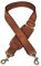 STILORD 'Elli' Wechselgurt Leder mit Schulterpolster Schultergurt für Taschen Trageriemen Handtaschengurt für Umhängetasche Vintage Taschengurt mit Karabiner Taschen-Gurt, Farbe:Cognac - braun