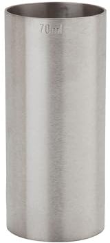 Beaumont 70ml Silver Stainless Steel Thimble Measure