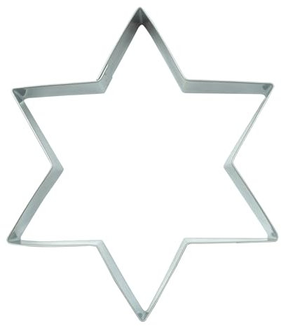BekkiB - Emporte-pièce Étoile - Grand emporte-pièce env. 10,5 x 9,5 cm - Emporte-pièce en acier inoxydable lavable au lave-vaisselle - Pour la cuisson des biscuits et du pain d'épice - 2242