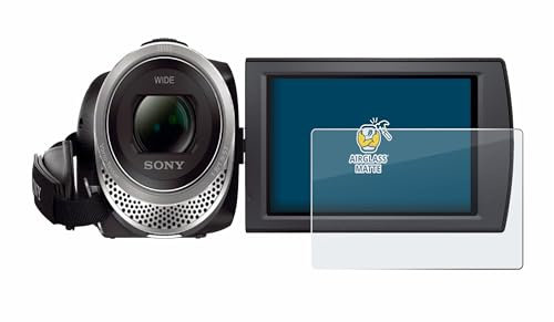 BROTECT Entspiegelungs Schutzglas für Sony FDR-AX53 Schutzfolie Panzer Folie Glas Matt [Extrem Kratzfest 9H, Anti-Reflex, Anti-Fingerprint]