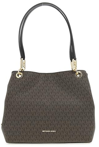 Michael Kors 30F3G8KT7B-292 LG SHLDR TOTE Women BROWN/BLK Size One Size
