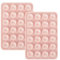 2 Piezas Ventosa Movil, Multipropósito Ventosa para Movil,Ventosas de Silicona, Soporte Movil Ventosa, Soporte Cuadrado para Teléfono Móvil, Multipropósito Ventosa para Carcasa de Telefon (Rosa)