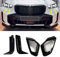 4 stücke ABS Auto Front Stoßstange Splitter Seite Spoiler Air Vent Wind Messer Körper Kits Für BMW X5 G05 LCI 2023 2024