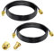 Cable Antena WiFi, RP-SMA Macho A Hembra Cable Coaxial, 2 Paquete Cable Alargador De Extensión De Antena SMA, 1m Cable Alargador De Antena, Cable Coaxial Extensión Antena WiFi