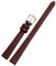 Echtes Leder Eidechsenmuster Uhrenkette Damen Kleine Größe mit Nadelschnalle Uhrenzubehör 6-11mm, Braunes Silber, 12mm