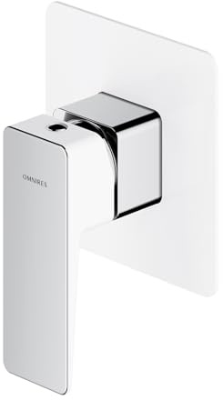 Omnires PM7445CRB, Einbau-Duscharmatur Parma, Chrome/white