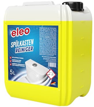 eleo Spülkastenreiniger (5L) Express-Formel gegen Kalk und Ablagerungen, Langzeitwirkung für verlängerte Lebensdauer, einfache Anwendung