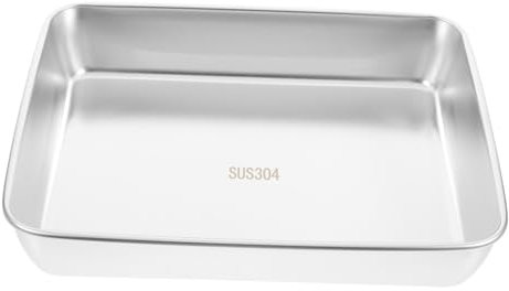 Cabilock Bread Cake Pan Prestige Baking Tray Oven Tray Stainless Steel Baking Pan for Easy Clean-up