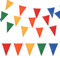QUARKZMAN 105ft Multicolor Bunting Banner, 45pcs Dreieck Flaggen Wimpel Banner für den Innen- und Außenbereich Party Verkehr Bau Warnung