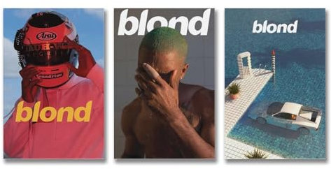FVLYRWMQX A Set Of 3 Frank Poster Ocean Music Singer Vintage Cover Poster Für Zimmer, Ästhetische Leinwand-Wandkunst, Schlafzimmer-Dekor Poster 08x12inch(20x30cm)-3pcs