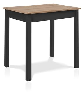 smart Esstisch 110 x 67 cm Asteiche, kompakter Küchentisch, Eiche, modern | Esszimmertisch aus Holzwerkstoff, kleiner moderner Tisch für bis zu 6 Personen, für Wohnraum und Alltag, für Zuhause