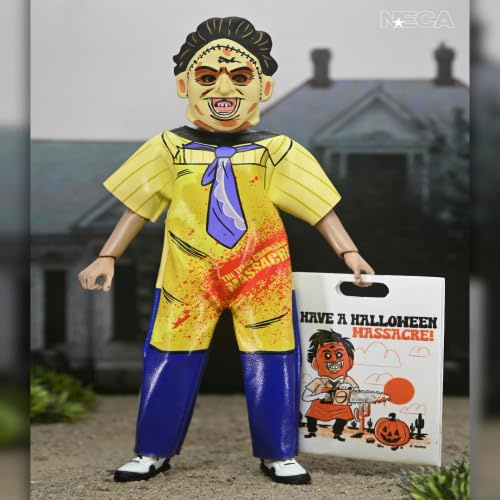 NECA Texas Chainsaw Massacre Leatherface 6-Inch Scale Clothed Action Figure, Horror Movie Character, Halloween Collection