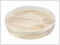 Warmhalteteller mit Deckel, beige
