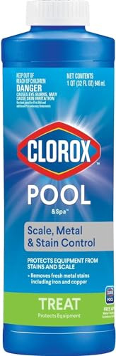 Clorox pour Piscine et Spa 50032 CLX Échelle, en MÉTAL et de contrôle des Taches, Teinture à l'