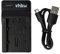 vhbw caricabatterie USB compatibile con JVC EVERIO GZ-HM655BEU, GZ-HM845, GZ-HM845BEU batterie di videocamera, reflex - Stazione di ricarica