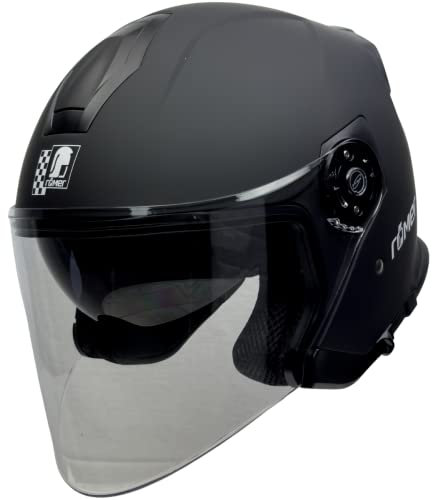 Römer Helmets Motorradhelm Koblenz, Matt Schwarz, Größe S