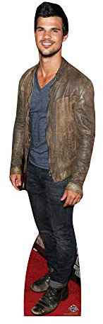 STAR CUTOUTS Taylor Lautner Pappaufsteller in Lebensgröße, 178 cm
