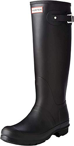 Hunter Women's ORG Tall Wellington Boots, Black (Black Blk), 9 UK