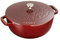 Staub Cocotte en fonte essentielle de 3,75 l avec couvercle Lilly - Grenadine, fabriqué en France