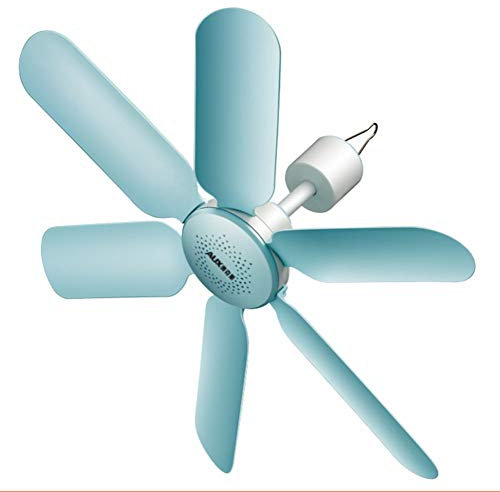 DRAGDS Ventilador de Techo Mudo Casa Oficina Ventilador Eléctrico Dormitorio de Estudiantes Mosquitero Mini Ventilador 220V 7W Económico/verde/A