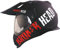 Broken Head Made2Rebel Motocross-Helm Rot Mit Visier - Enduro-Helm - MX Cross-Helm Mit Sonnenblende - Quad-Helm (S 55-56cm)