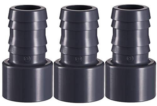 3 x well2wellness® PVC Druckschlauchtülle mit Klebeanschluss 50 x 38 mm (107032)