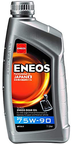 Eneos Gear Oil Getriebeöl 75W90 1 Liter - Synthetisches Hochleistungs Getriebe Öl - Mehrzweck Schaltgetriebeöl - API GL-5, MIL-L-2105-D und Mack GO-G Standards