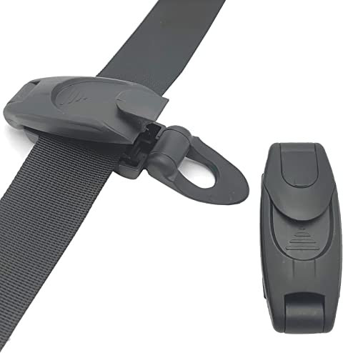 Lot de 2 clips de ceinture de sécurité multi-usages, ajusteur universel de ceinture de sécurité pour véhicule, clip de positionnement automatique de sangle de cou