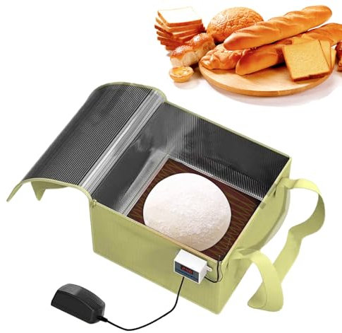 Meindin Fermentador De Masas Versátil con Control Preciso De Temperatura, Caja De Fermentación para Pan, Gabinete De Fermentación De Masas Plegable con Calentador, para Hacer Pan, Yogur