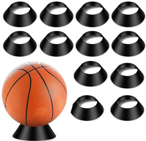Armastuse 12 Pezzi Supporto,per Pallone Memorabilia Piedistallo per Sfera Stand Espositoreper Porta Palla Supporto per Pallone da Calcio