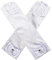 Husalsea Kinder lange Handschuhe, Schleife mit Diamanten Handschuhe, Prinzessin Satin Handschuhe, geeignet für Hochzeit Blumenmädchen, Geburtstag, Urlaub Feier, Kostüm Party Zubehör Handschuhe (Weiß)